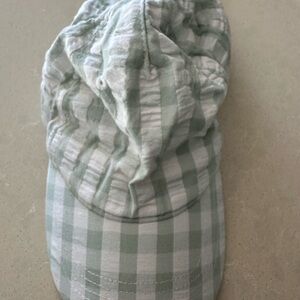 Kids Checkered Cap - Green